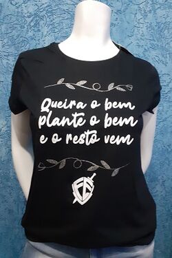 Camiseta Feminina Fé Bem  - 19114