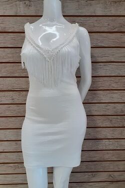 Vestido Fem. Endless Cor Branco Tam P