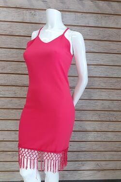 Vestido Fem. Endless Cor Tulipa Rosa Tam M