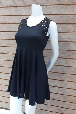 Vestido Fem. Galera Cor Preto Tam. M