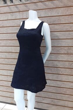 Vestido Fem La Rossi Cor Preto Tam. P