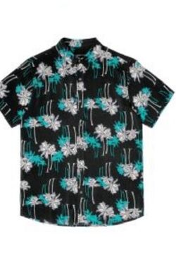 Camisa Masculina Rovitex Manga Curta Estampada