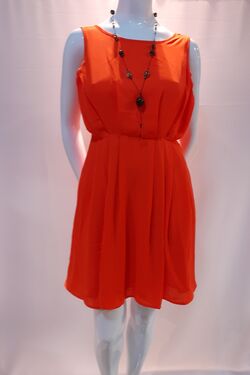 Vestido Fem Endless Cor Fanta Tam P