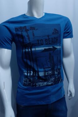 Camiseta Masculina  Gola V Rovitex