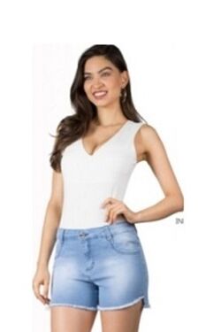 Shorts Feminino Jeans Muito Mais - 20189