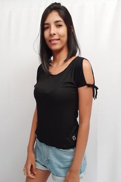 Blusa Feminina Slim em Viscose - 20216