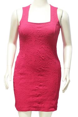 Vestido Feminino Plus Pink. Miravest 