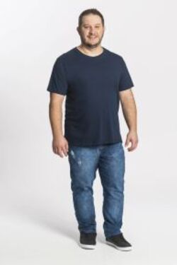 Camiseta Masculina Plus Size  - 25695