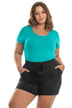 Blusa Feminina Plus Size Viscose