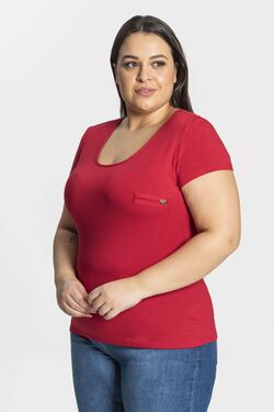 Blusa Feminina Plus Size Viscose