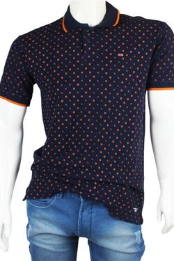 Camisa Polo Masculina Cor Azul Marinho