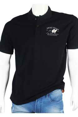 Camisa Polo Masculina Six One Cor Preto