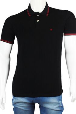 Camisa Polo Masculina Six One  Cor Preta