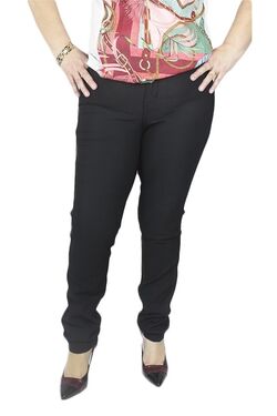 Calça de Sarja Skinny do 34 ao 54 Muito Mais  - 44517