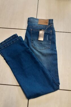 Calça Jeans Masculina Plus Slim Riluts