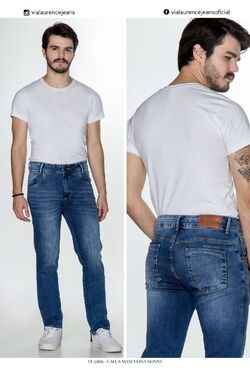 Calça Jeans Masculina Skinny 