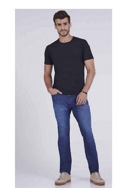 Calça Jeans Masculina Slim Fit 