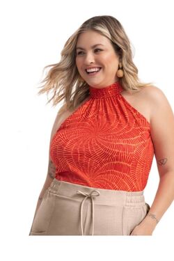 Blusa Feminina Plus Size Cavada Secret