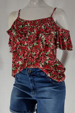 Blusa Feminina Ciganinha Viscose