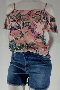 Blusa Feminina Ciganinha Viscose