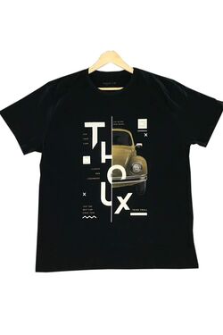 Camiseta Masculina Plus Fusca Cor Preto