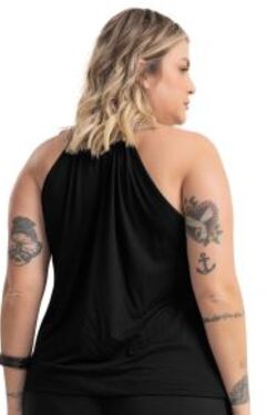 Blusa Feminina Plus Size de Alça - 45188