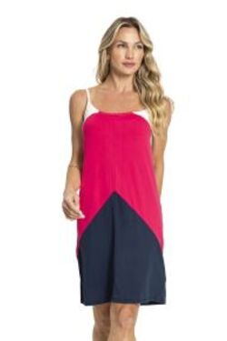 Vestido Feminino Tricolor Alça