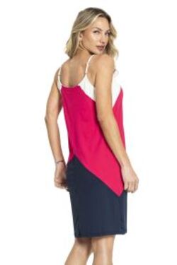 Vestido Feminino Tricolor Alça - 45901