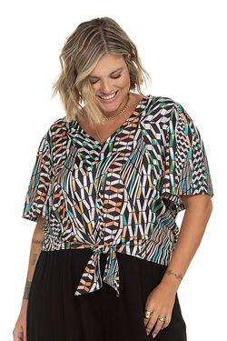 Blusa Feminina Plus Size Liganet 