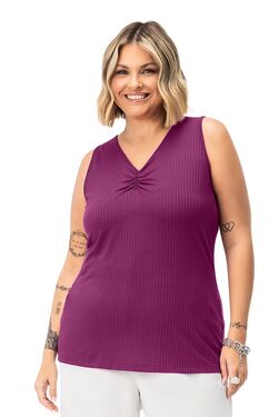 Blusa Feminina Regata Plus Size Secret