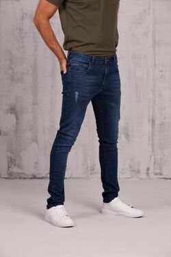 Calça Jeans Masculina Slim Destroyed Villa Forte - 46762