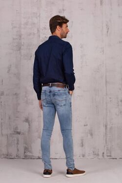 Calça Jeans Masculina Slim Destroyed Villa Forte - 46766