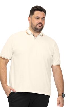 Camisa Polo Masculina Plus Size Diametro