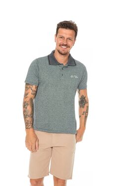 Camisa Polo Masculina Com Bolso Sba - 46856