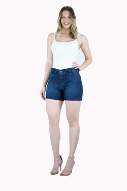 Shorts Jeans Feminino Meia Coxa 38 ao 56 Muito Mais