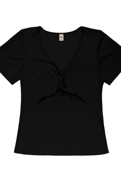 Blusa Feminina Canelada Nó Busto Rovitex - 47103