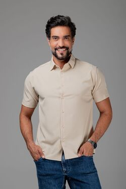 Camisa Masculina Spandex Slim Mc Caw 