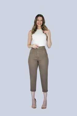 Calça Feminina Cropped Slouchy Muito Mais