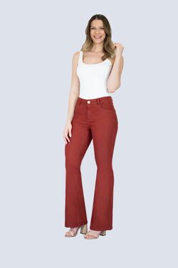 Calça Jeans Feminina Sarja Flare Muito Mais - 47470