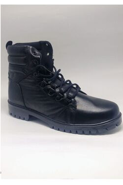 Bota Masculina de Couro Adventure Preta - 47690