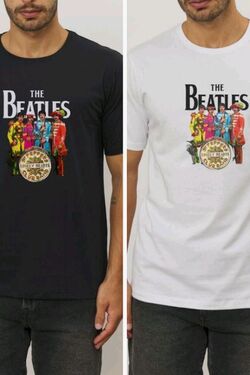 Camiseta Masculina Plus Size Beatles - 47763