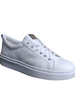 Sapatenis Feminino Couro Branco  AC      