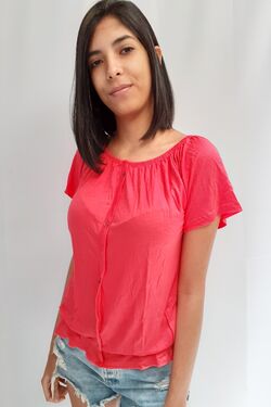 Blusa Feminina Jovem Viscose - 48009