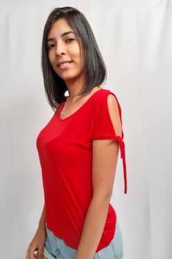 Blusa Feminina Slim em Viscose