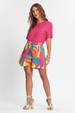 Shorts Feminino Meia Coxa Colorido Endless - 48201