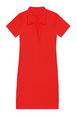 Vestido Feminino Canelado Polo Rovitex