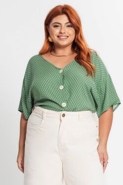 Blusa Feminina Camisa Plus Size Secret