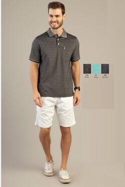 Camisa Polo Masculina Tourmaline Preto Head Play 