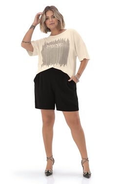 Shorts Plus Size Feminino Secret