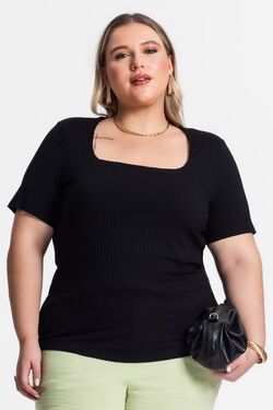 Blusa Feminina Plus Size Canelada Secret